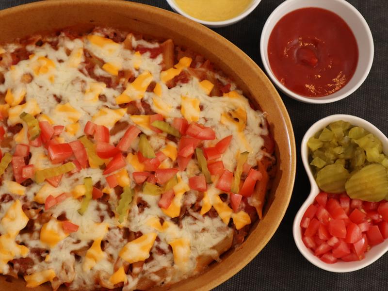 Cheeseburger casserole